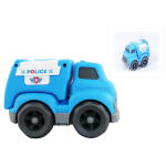 Friction Police Van - Solid    